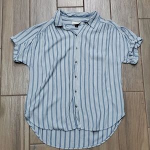 BLUE STRIPED SHIRT